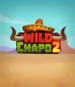 Embark on the vibrant Mexican desert with the Wild Chapo 2 game by Relax Gaming, highlighting a whimsical bull wearing a sombrero set against a serene desert backdrop. This image portrays the fun and adventure of the game, perfect for players who enjoy unique themes, providing a delightful adventure.